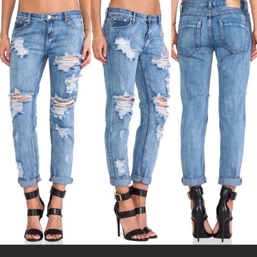 ONE by One Teaspoon baggy style jeans size 28